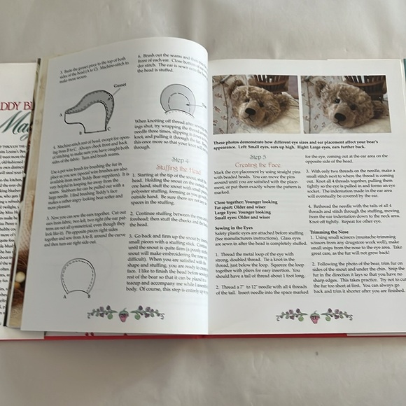 NWT Teddy Bear Magic BOOK Make Adorable Bears Anita Louise Crane Patterns 1995 - Picture 11 of 17